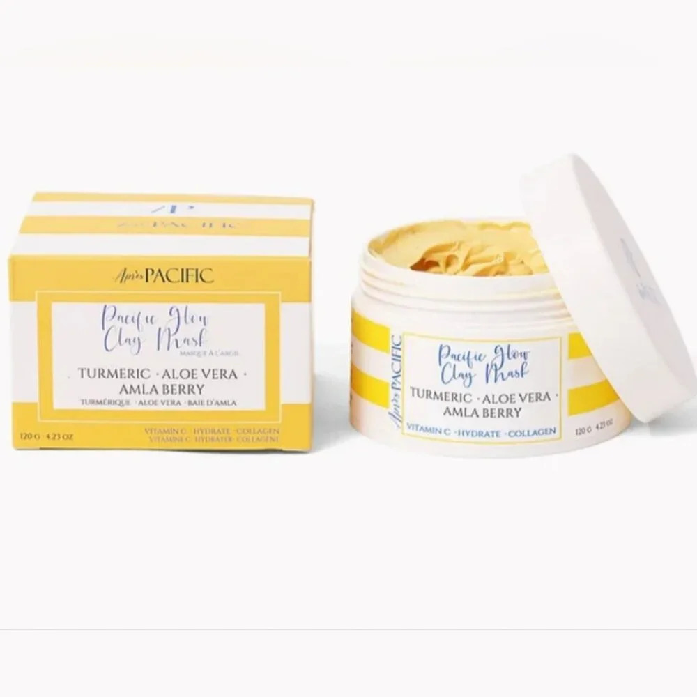 Apres Pacific- Pacific Glow Clay Mask With Tumeric, Aloe Vera, and  Amla Berry